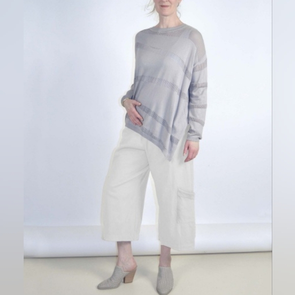 Pacificotton by Bryn Walker Casbah Pant Cotton Size Medium White - Picture 2 of 15